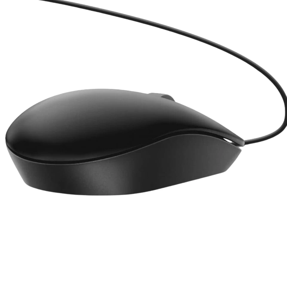 PACK OF 15 Dell MS116-BK USB Wired Optical Mouse Black Scroll Wheel Laptop NEW - Image 4 of 4