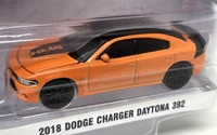 Greenlight 1/64 Dodge Charger Daytona 392 2018 Orange Diecast Model Car