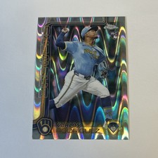 2025 Topps Chrome - Carlos Rodriguez #201 RayWave Refractor (RC)