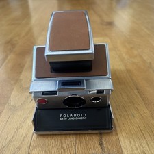 Polaroid SX-70 Land Camera Folding Instant Camera Brown