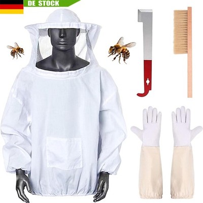 Beekeepers Schutzanzug Imkerjacke Schleier ImkerJacke Imkerei+Schleier&Handschuh