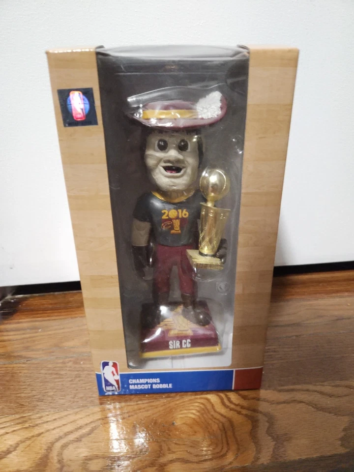 SIR CC Cleveland Cavaliers Cavs 2016 NBA Champs Mascot Bobblehead - Image 3 of 4