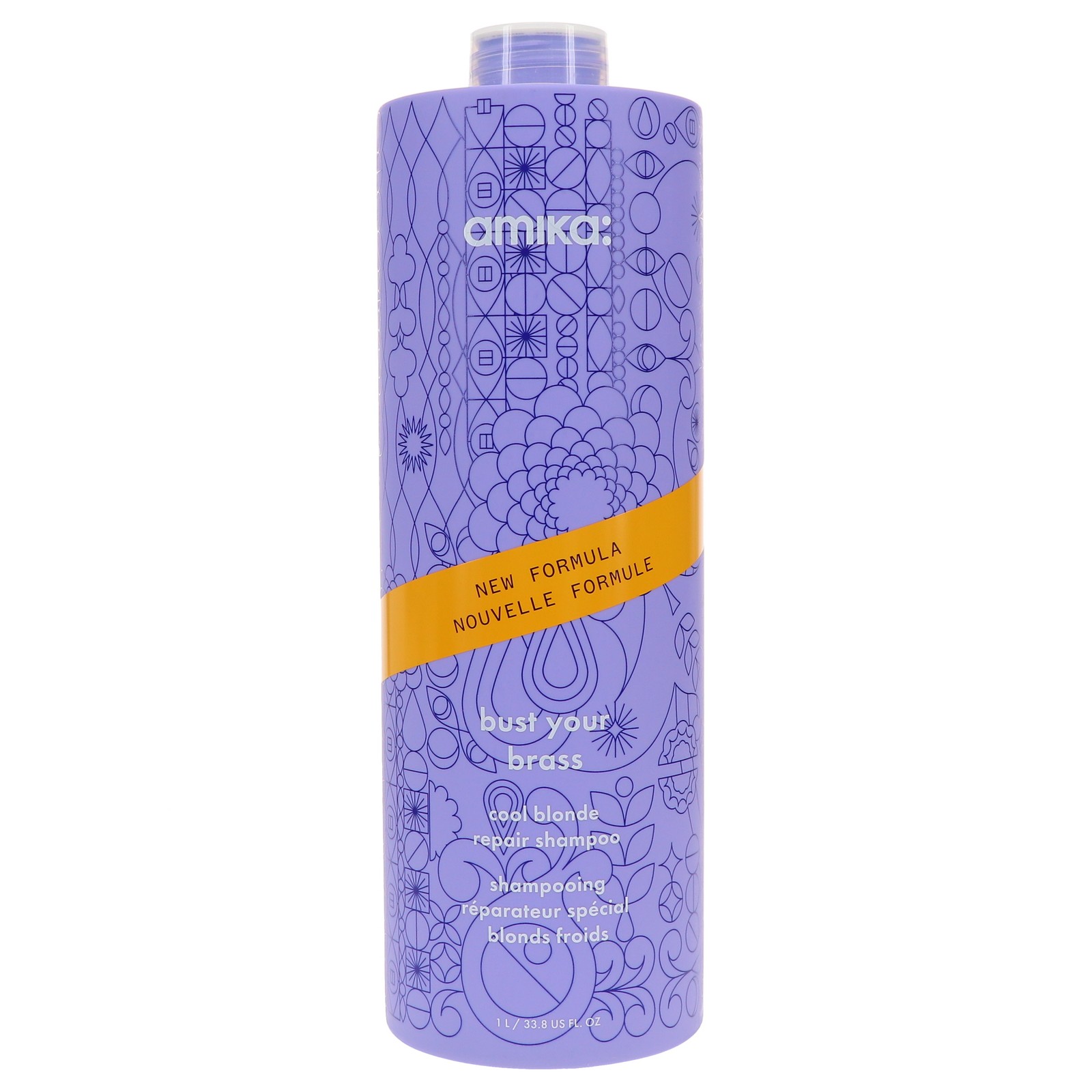 Шампунь Amika Bust Your Brass Cool Blonde Shampoo 338 унции 11190₽