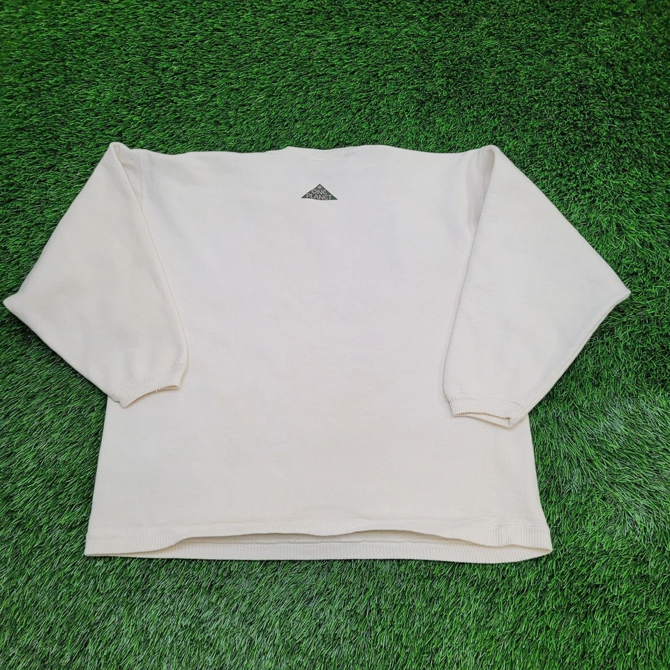 Vintage 1995 Zebra Sweatshirt Womens Large 22x24 Crop One-Planet - Image 2 of 4