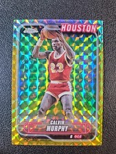 2024-25 Topps Chrome Basketball #142 Calvin Murphy /50 Houston Rockets 🚀