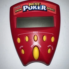 Radica Pocket Poker Handheld Game Deuces Draw Poker Vintage 1999