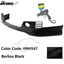 Fits 06-08 Acura Tsx Front Bumper Lip Euro-r Style Spoiler Nh547 Black Splitter
