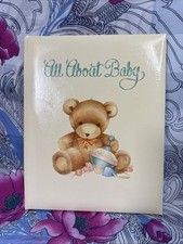 Vintage 1980s Hallmark Keepsake All About Baby Sewn Album, New