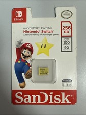 SanDisk 256GB Nintendo Switch Memory Card SDSQXAO256GATCZN with MicroSDXC Card