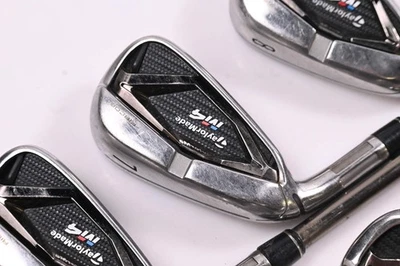Left Hand Taylormade M4 Irons / 6-PW+GW / Regular Flex UST Recoil ES460 Shafts - Image 1 of 4