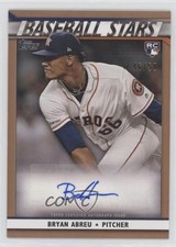 2020 Topps Baseball Stars Series 2 Gold 46/50 Bryan Abreu #BSA-BA Auto 4z8