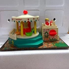 Vintage 1972 Fisher Price Musical Merry Go Round Carnival Carousel Toy 991