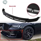 For Chrysler 300 2005-2020 Glossy Front Bumper Lip Spoiler Splitter Body Kit