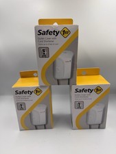 Safety 1st Outlet Cover Cord Shortener White Baby Proofing New 48308 Lot Of 3