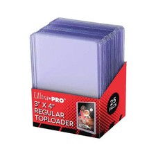 Ultra Pro Toploader 25 St&uuml;ck Regular Toploader Karten Schutz Transparent H&uuml;lle