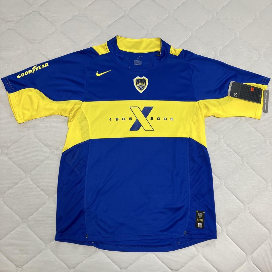ナイキ　ボカジュニアーズ　2005 ホーム NIKE BOCAJUNIORS Nike Boca Juniors 2005 Home Jersey Men's Size S - Unused