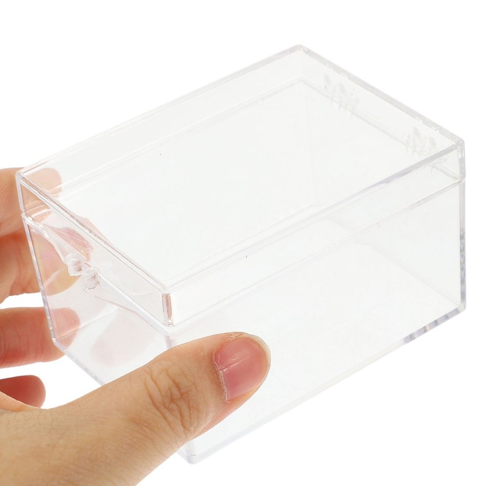 Small Plastic Box Miniature Storage Case Insect Specimen Display Boxes ...