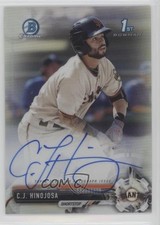 2017 Bowman Chrome Prospect Auto Refractor 472/499 CJ Hinojosa #CPA-CH Auto s3g
