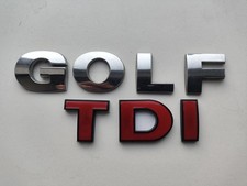 VW  Golf mk4  TDI   rear tailgate badge emblem #