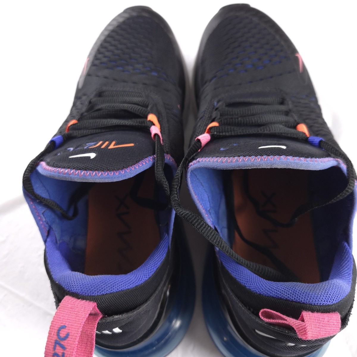 Nike Air Max 270 Black Astronomy Blue Men\'s Size 9 Shoes Sneakers DC1858-001 Nike Men main image 4