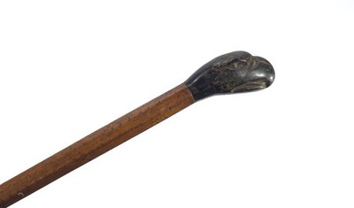 Antique Sailor Nautical Whaling Cane Walking Stick with American Eagle Carving