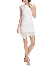 Adrianna Papell Lace Sheath Dress Women's White 4