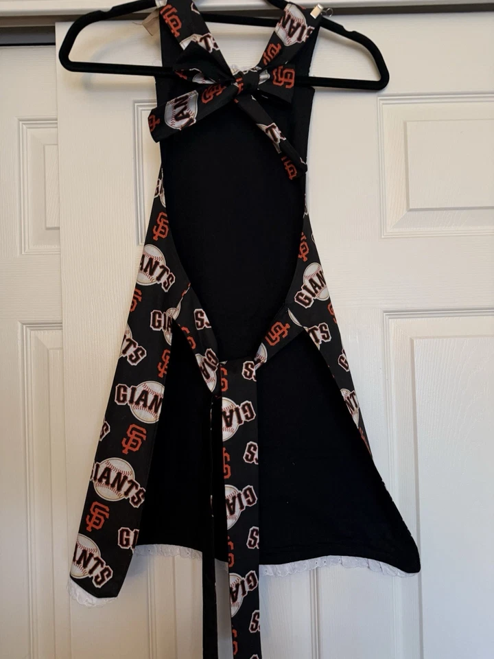 Delantal reversible con bolsillo SF Giants hecho a mano Foto 2 de 2