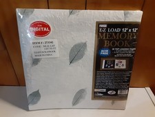 Pioneer E-Z Load 12" x 12" Memory Book Leaves Design New Sealed Scrapbook