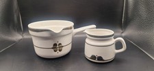 Vintage Rorstrand Nordica Sweden Ceramic Gravy Boat And Cream Jug Mid Century