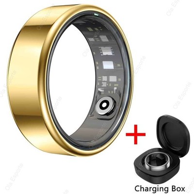 Smart Ring Damen Herren Schlafmonitor Puls SpO2 Tracker Multi-Sport IP68