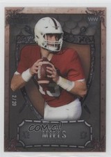 2021 Wild Card MATTE Weekend Warriors Bronze Border Orange 2/20 Davis Mills 1k5
