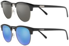 Suncloud Step Out Polarized Round Browline Sunglasses w/ Mirror Lens - 205299