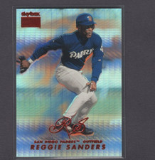 1999 SKYBOX PREMIUM STAR RUBIES PARALLEL #159 REGGIE SANDERS PADRES SP #08/50 NM