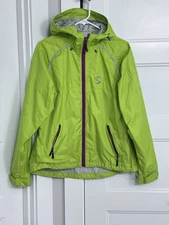 Showers Pass Syncline CC Rain Jacket L Waterproof Breathable Full Zip High Viz