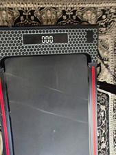 Electric Foldaway Compact Treadmill LCD Display Home Use Black/Red