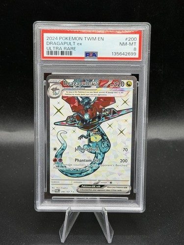 Dragapult ex graded PSA 8 for sale on eBay