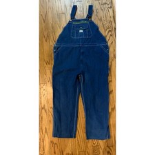 Liberty Overalls Mens 50x32 Blue Denim Jeans Carpenter Work Wear Farmer Mechanic