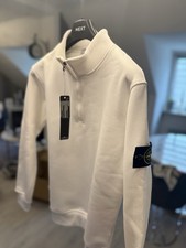 Stone Island Zip Pullover Weiß Gr. L