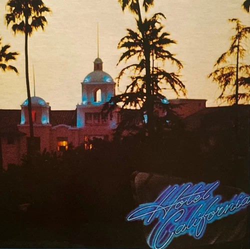 ORIGINAL Vtg 1976 THE EAGLES Album HOTEL CALIFORNIA Vinyl 1ST PRESS Lp NEAR MINT