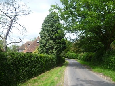Foto A2 Goose Green Goose Green\/TQ8437 This is fosten Lane at the small c2014