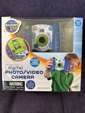 Discovery Kids Digital Camera Video USB Compatible Blue Green
