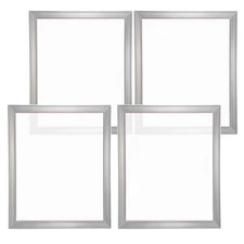 Screen Printing Kit Silk Screen Printing Frame 20x24in 355 Count Mesh 4pcs