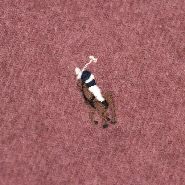 POLO RALPH LAUREN One Point Embroidery Fringe Wool Scarf(K-151006) - Image 3 of 4