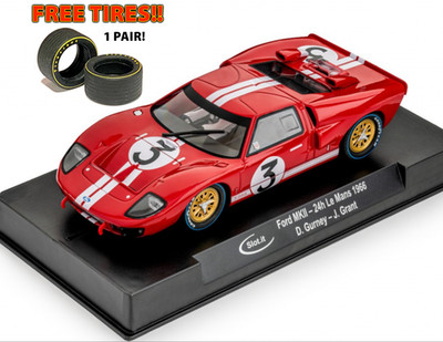 Slot It SICA20E Ford GT40 MKII 24h Le Mans 1966, #3 1:32 Slot Car
