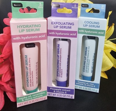 Lot of 3 Assorted B.pure Lip Serum 0.35 oz Each New In Box
