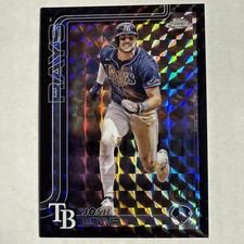 2025 Topps Chrome Black Refractor Josh Lowe 3/10 K