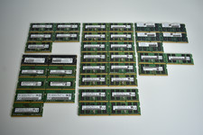  Lot of 38 16GB DDR4 SODIMM Laptop RAM PC4 Mixed Speeds/Brands Tested Works