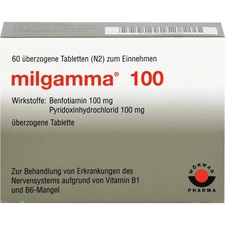 Milgamma 100 mg Überzogene Tabletten 60St - PZN 4847302