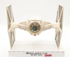 Imperial Tie Fighter WHITE 100% Complete Star Wars 1978 Vintage Kenner Vehicle