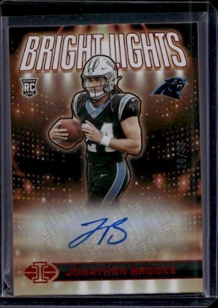 Jonathon Brooks Panini Illusions Bright Lights Signatures #BLSJBS Red